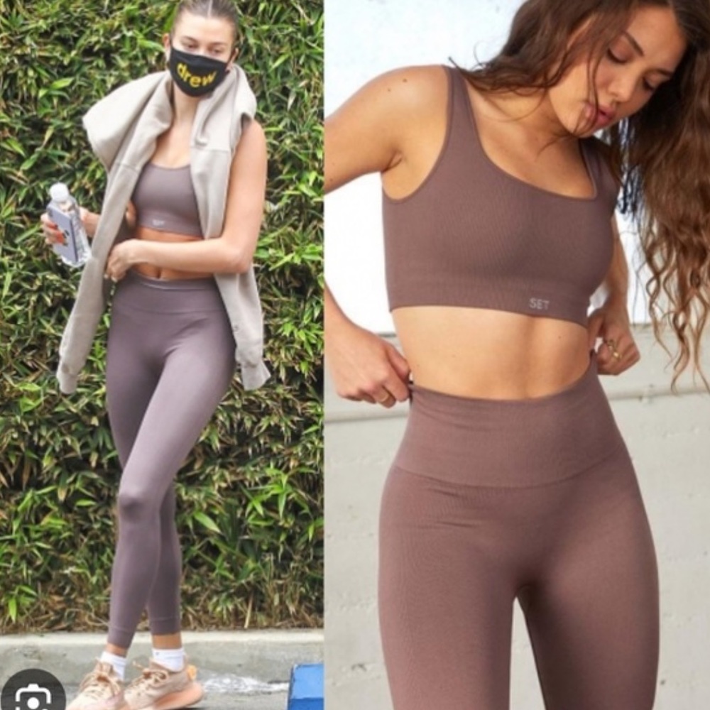 SET ACTIVE BLOOM SCULPTFLEX
LEGGINGS MAUVE SMALL